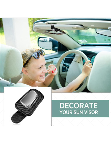 Soporte de Gafas Mudder para Coche Clip Visera Negro