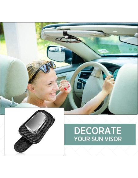 Soporte de Gafas Mudder para Coche Clip Visera Negro