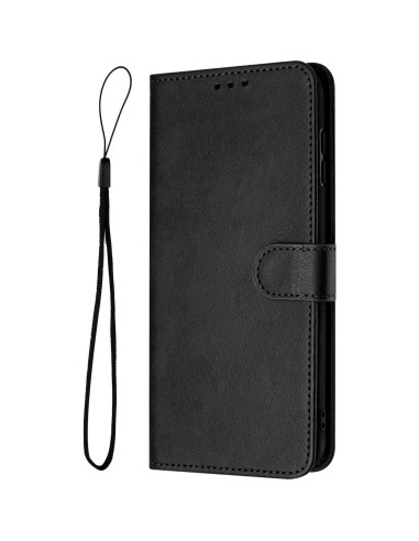 Funda de cuero PU Kukoufey para Nothing CMF Phone 1 - Negra