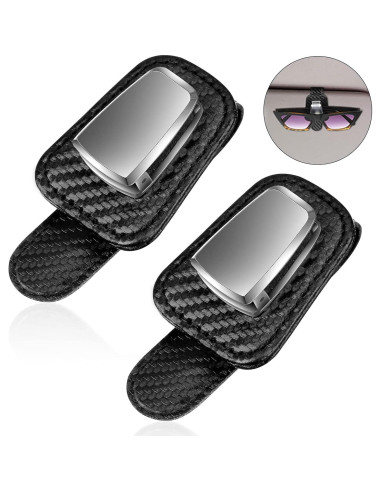 Soporte de Gafas Mudder para Coche Clip Visera Negro