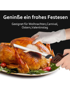 Cuchillo Eléctrico MOVNO ReciproSlicer 60, 2 Hojas Acero Inoxidable 2