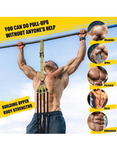 Bandas de Asistencia para Dominadas COFOF Ajustables 127 kg