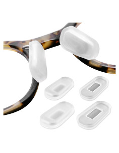 Cubiertas de Almohadillas de Nariz para Gafas Asofelk 12PCS