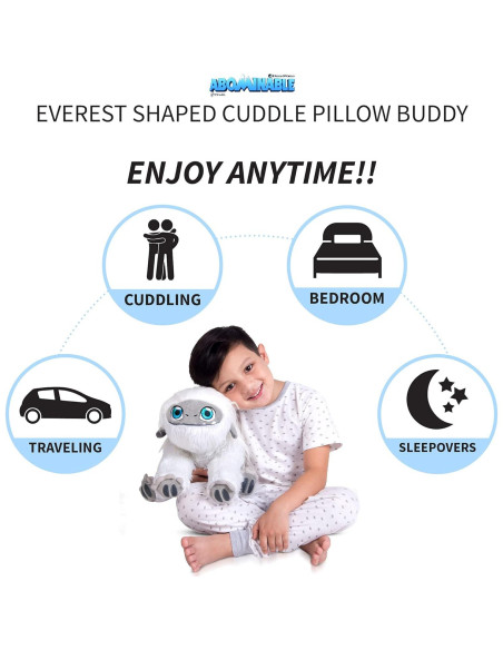 Almohada de Abrazo Yeti Abominable Franco Kids 33x25 cm