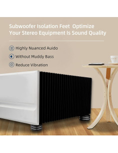 Pies de Aislamiento para Altavoces Monosaudio 40x20mm Negro 2