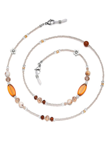 Cadena de Gafas Estilosa de Perlas para Mujeres 72 cm