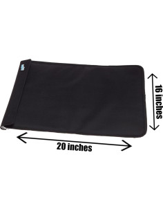 FlexiFreeze Party Mat Chiller - Enfriador de Buffet Negro 48.3x38.1cm 2