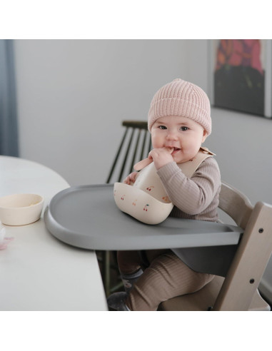 Cucharas de Silicona Mushie para Primera Alimentación - 2 Piezas