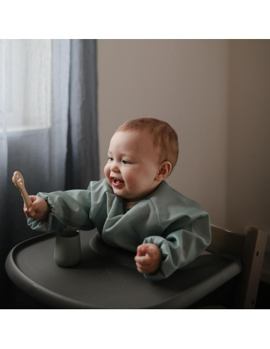 Cucharas de Silicona Mushie para Primera Alimentación - 2 Piezas