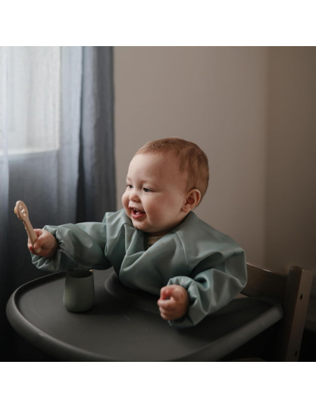 Cucharas de Silicona Mushie para Primera Alimentación - 2 Piezas