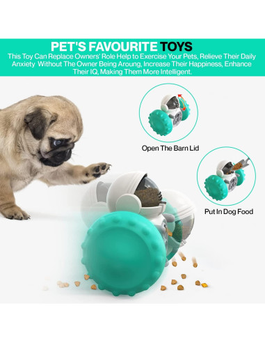 Dispensador de Comida Interactivo para Perros Pupihum T01 - 280g