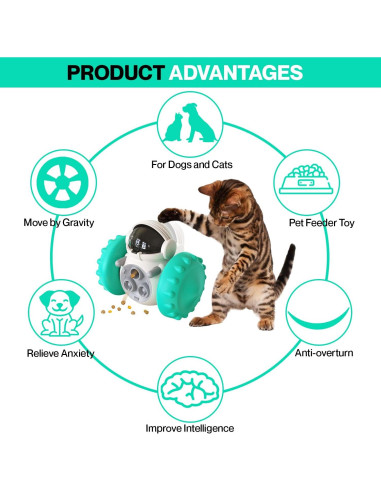 Dispensador de Comida Interactivo para Perros Pupihum T01 - 280g