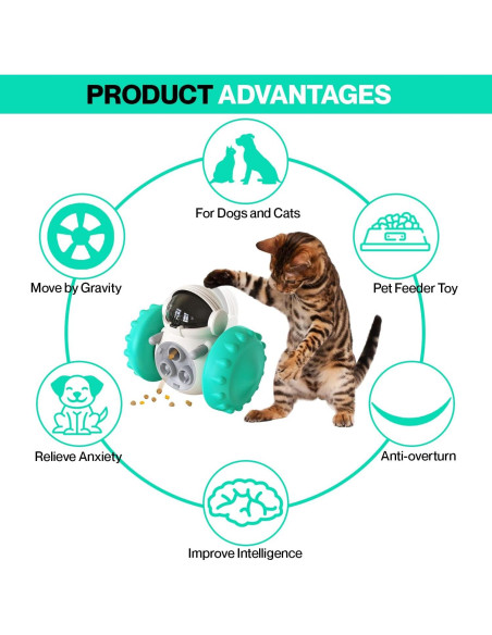 Dispensador de Comida Interactivo para Perros Pupihum T01 - 280g