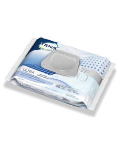 Toallitas de Limpieza TENA ProSkin Ultra 48 Unidades 17.8x31.8 cm