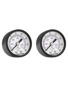 Manómetro de presión de aire Solimeta 1-1/2" Dial 0-11 Bar