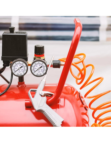 Manómetro de presión de aire Solimeta 1-1/2" Dial 0-11 Bar