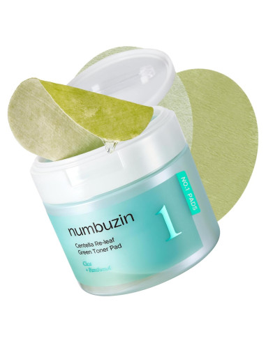 Almohadillas de Tónico Numbuzin No.1 Verde Centella 70 Unidades
