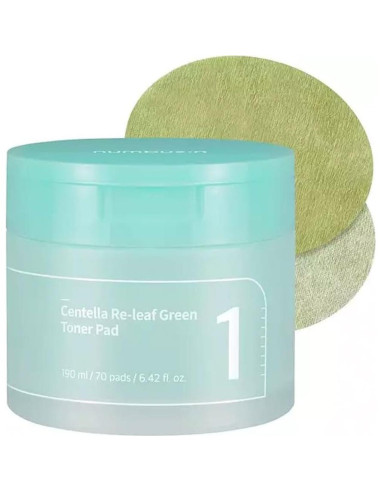 Almohadillas de Tónico Numbuzin No.1 Verde Centella 70 Unidades