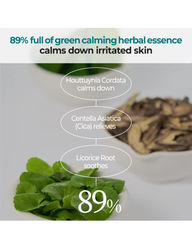 Almohadillas de Tónico Numbuzin No.1 Verde Centella 70 Unidades