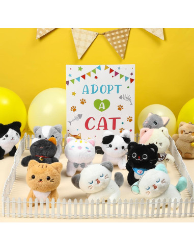 Conjunto Fiesta de Mascotas Gato Blueweenly 15 Piezas