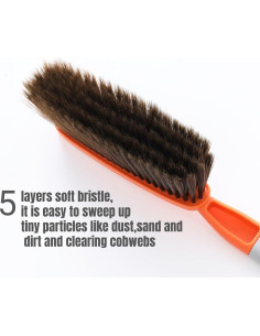 Paquete de 3 cepillos de mano Kagyuan con cerdas suaves 40 cm 2