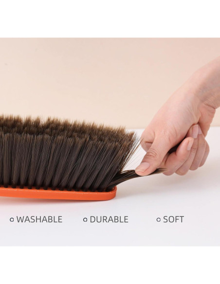 Paquete de 3 cepillos de mano Kagyuan con cerdas suaves 40 cm