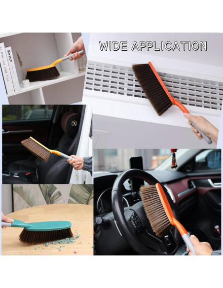 Paquete de 3 cepillos de mano Kagyuan con cerdas suaves 40 cm