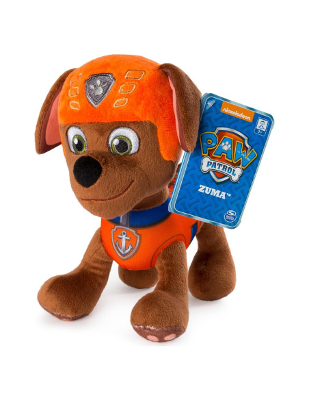 Peluche Zuma PAW Patrol 20 cm con detalles bordados Peluche Zuma PAW Patrol 20 cm con detalles bordados