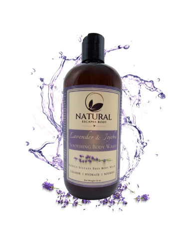Jabón Corporal Natural Escapes Lavanda 450g Libre de Sulfatos
