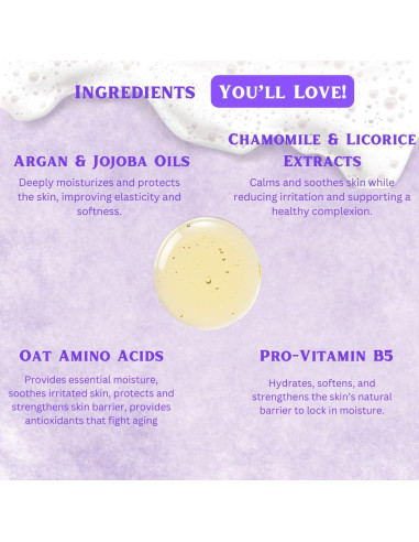 Jabón Corporal Natural Escapes Lavanda 450g Libre de Sulfatos