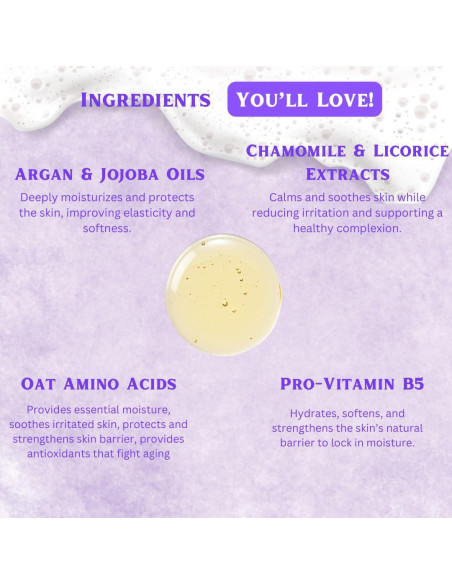 Jabón Corporal Natural Escapes Lavanda 450g Libre de Sulfatos