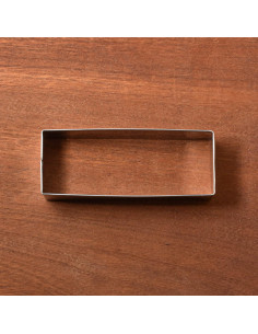 Cortador de Galletas Rectangular LILIAO Acero Inoxidable 10x3.8 cm 2