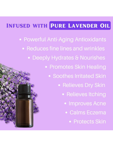 Jabón Corporal Natural Escapes Lavanda 450g Libre de Sulfatos