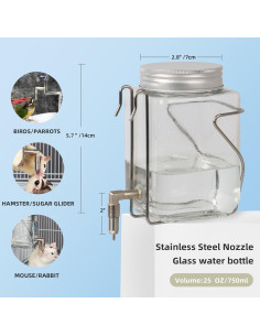 Botella de Agua Dispensador 739 ml HardcorePet para Mascotas 2