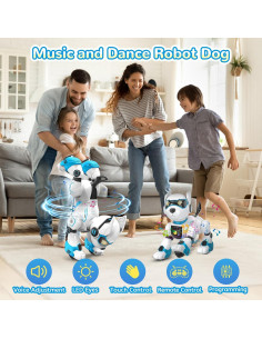 Robot Perro Inteligente Interactivo GUANGDONG Azul 26.67cm 2