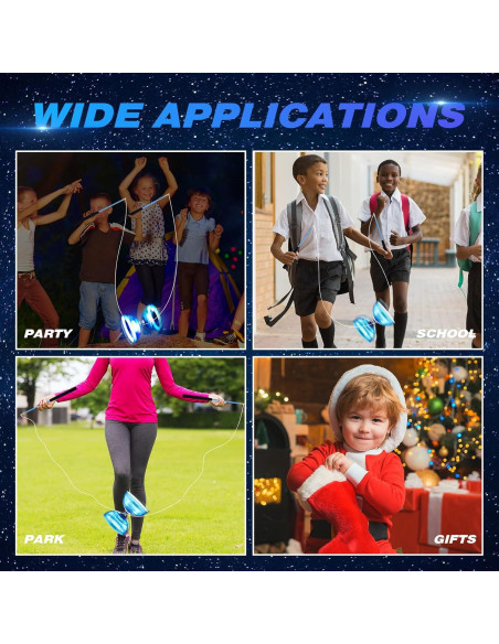 Juego de Diabolo Chino Simgoing LED Azul con Palos y Bolsa