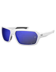 Gafas de sol cuadradas Under Armour UA Recon 64mm blancas