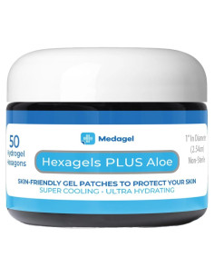 Hexagels Plus Aloe Vera - Parches de hidrogel 200 unidades