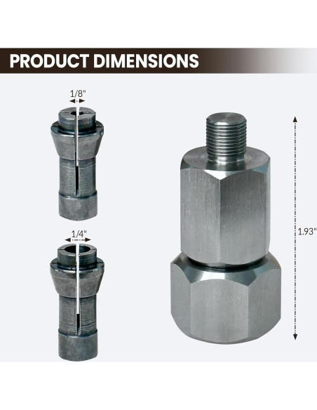 Adaptador de Mandril M9 Noyfemr para Pulidoras Milwaukee M12