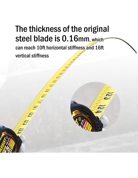 Cinta Métrica ASSIST Pro 5.5M Doble Escala Profesional