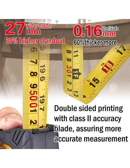 Cinta Métrica ASSIST Pro 5.5M Doble Escala Profesional