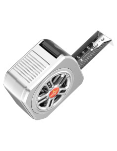 Cinta Métrica Autocierre Crosstar 4.9m Acero Inoxidable Impermeable