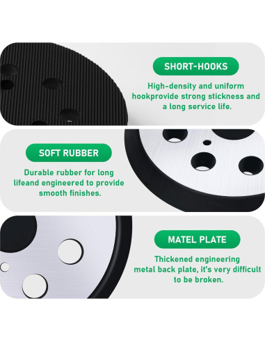 Almohadilla de Lijado 5" Klypticfit para DeWalt DW420 DW421