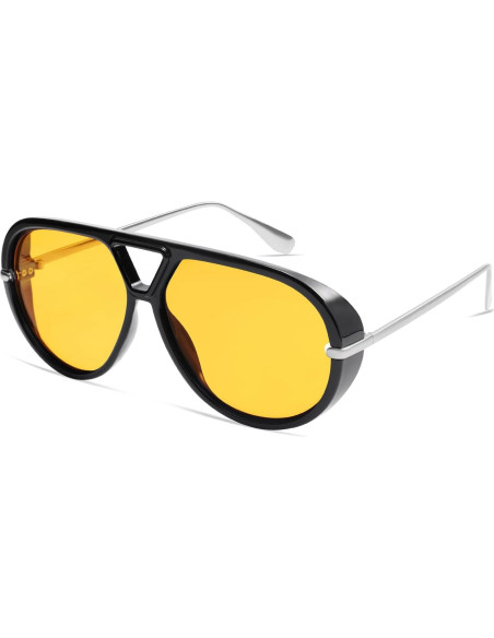 Gafas de sol aviador VANLINKER polarizadas retro grandes