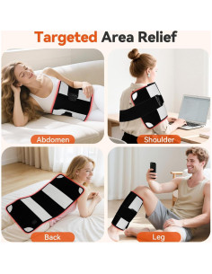 Alfombra de Terapia de Luz Roja Puroth 61x30.5cm 242 LEDs 2