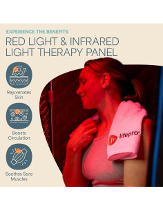 Sauna Portátil LifePro LP-RVFYDX-BLK con Luz Roja y Vapor 2