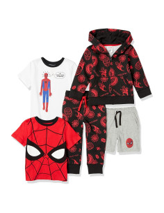 Conjunto de Ropa para Niños Amazon Essentials Marvel 5 Piezas
