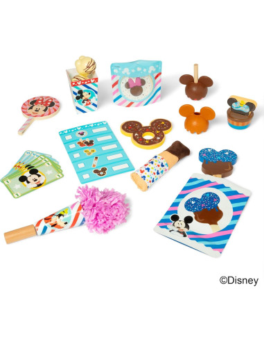 Set de Comida de Juguete Melissa & Doug - Snacks y Palomitas 24 Piezas