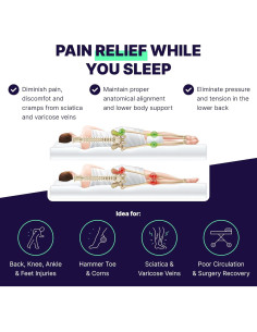 Almohada Ergonómica Knee-T Sherpa para Alivio de Espalda 2