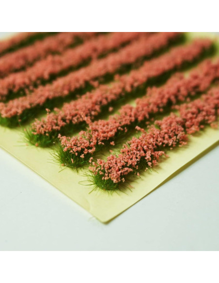 Tiras de Arbustos Miniatura Cayway 10 cm Rosa y Rojo - 2 Piezas